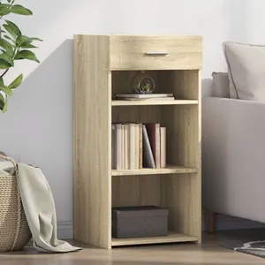 vidaXL Buffet chêne sonoma 45x42,5x93 cm bois d'ingénierie pas cher