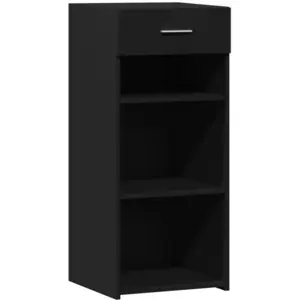 Comparateur de prix : vidaXL Buffet noir 40x42,5x93 cm bois d'ingénierie