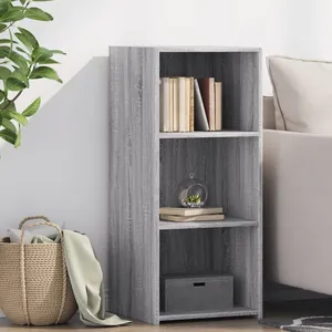 vidaXL Buffet sonoma gris 40x41x93 cm bois d'ingénierie pas cher