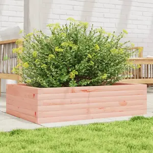 vidaXL Jardinière 90x60x23 cm bois massif de douglas pas cher