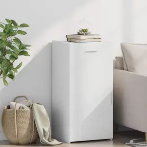 vidaXL Buffet blanc 45x42,5x93 cm bois d'ingénierie pas cher