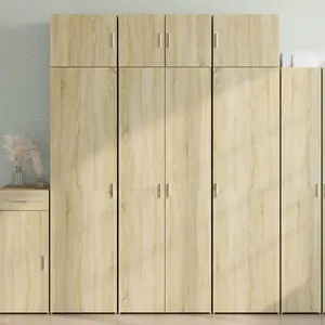 vidaXL Armoire de rangement chêne sonoma 70x42,5x225 cm pas cher