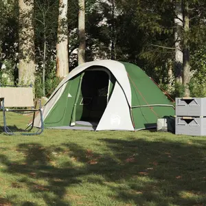 Comparateur de prix : vidaXL Tente de camping de cabine 4 personnes vert imperméable