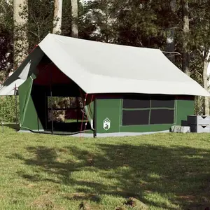Comparateur de prix : vidaXL Vidaxl Tente De Camping 5 Personnes Vert Imperméable