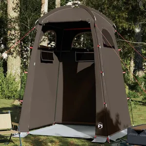 Tente de douche marron imperméable vidaXL899960 pas cher