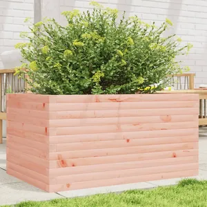 vidaXL Jardinière 90x60x46 cm bois massif de douglas pas cher