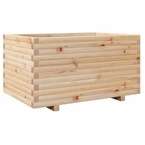 Comparateur de prix : vidaXL Jardinière 90x60x49,5 cm bois de pin massif