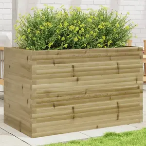 vidaXL Jardinière 110x60x68,5 cm bois de pin imprégné
