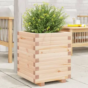vidaXL Jardinière 40x40x49,5 cm bois de pin massif pas cher