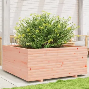 Comparateur de prix : vidaXL Jardinière 110x110x49,5 cm bois massif de douglas