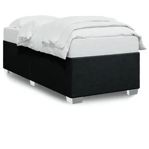vidaXL Cadre de lit Noir 80x200 cm Tissu pas cher