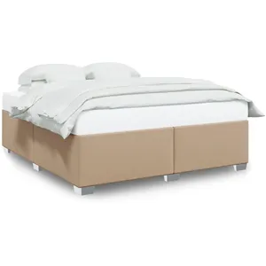 vidaXL Cadre de lit Cappuccino 180x200 cm Similicuir pas cher