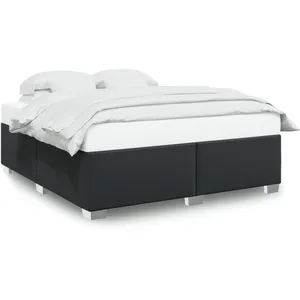 vidaXL Cadre de lit Noir 180x200 cm Similicuir pas cher