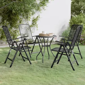 vidaXL Sommier à lattes de lit et matelas gris foncé 120x190cm velours pas cher