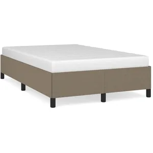 vidaXL Cadre de lit taupe 120x190 cm tissu pas cher