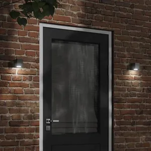 Comparateur de prix : vidaXL Applique murale d'extérieur aluminium moulé sous pression