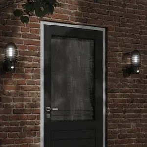 Comparateur de prix : vidaXL Appliques murales d'extérieur et capteurs 2pcs acier inoxydable