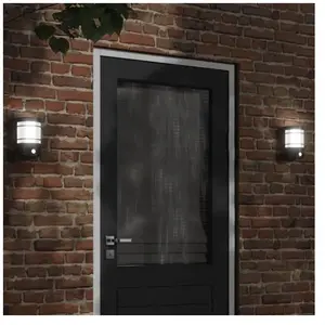 Comparateur de prix : vidaXL Applique murale d'extérieur avec capteur noir acier inoxydable