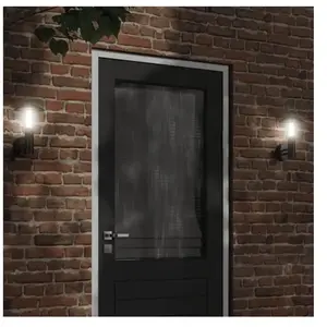 Comparateur de prix : vidaXL Applique murale d'extérieur noir acier inoxydable