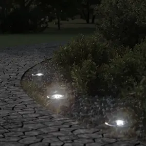 Comparateur de prix : vidaXL Lampes au sol d'extérieur ronde aluminium moulé sous pression