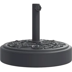 Comparateur de prix : vidaXL Base de parasol pour mâts Ø38 / 48 mm 25 kg rond