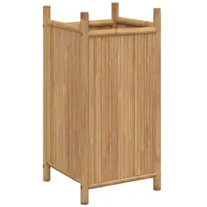 vidaXL Jardinière 40x40x80 cm bambou pas cher