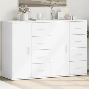 Comparateur de prix : vidaXL Buffets 2 pcs blanc 59x39x80 cm bois d'ingénierie