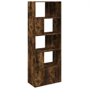 Comparateur de prix : vidaXL Bibliothèque chêne fumé 70x36x189 cm bois d'ingénierie