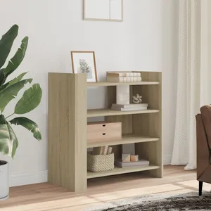 vidaXL Buffet chêne sonoma 73,5x35x75 cm bois d'ingénierie pas cher