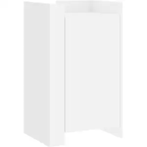 vidaXL Buffet blanc 45x35x75 cm bois d'ingénierie pas cher