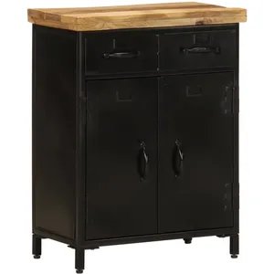 vidaXL Buffet 55x30x71 cm bois massif de manguier