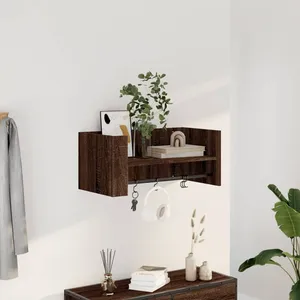 Comparateur de prix : vidaXL Étagère murale chêne marron 70,5x35x30,5 cm bois d'ingénierie