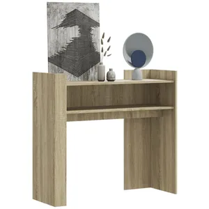 vidaXL Table console chêne sonoma 100x35x90 cm bois d'ingénierie pas cher