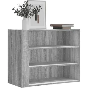 vidaXL Armoire murale sonoma gris 75x35x60 cm bois d'ingénierie pas cher