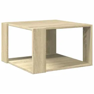 Comparateur de prix : vidaXL Table basse chêne sonoma 51,5x51,5x30 cm bois d'ingénierie