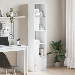 Comparateur de prix : vidaXL Bibliothèque blanc 40x36x189 cm bois d'ingénierie