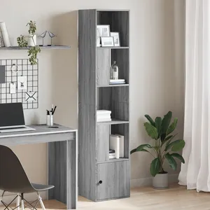 Comparateur de prix : vidaXL Bibliothèque sonoma gris 40x36x189 cm bois d'ingénierie