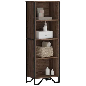 Comparateur de prix : vidaXL Bibliothèque chêne marron 50x31x137,5 cm bois d'ingénierie