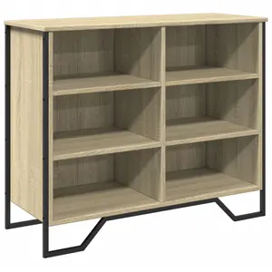 vidaXL Buffet chêne sonoma 91x35,5x74,5 cm bois d'ingénierie