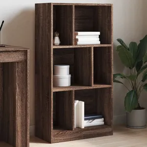Comparateur de prix : vidaXL Bibliothèque chêne marron 57x28,5x107,5 cm bois d'ingénierie