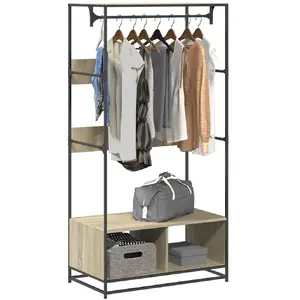 Comparateur de prix : vidaXL Vidaxl Armoire Chêne Sonoma 90x50x180 Cm Bois D'ingénierie
