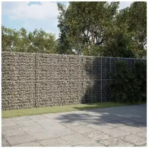 vidaXL Panier gabion avec couvercle 700x50x200 cm fer galvanisé pas cher