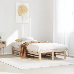 vidaXL Cadre de lit 90x190 cm Bois de pin massif pas cher