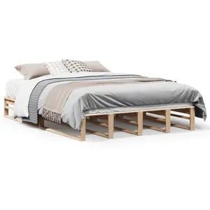 vidaXL Cadre de lit 160x200 cm bois de pin massif
