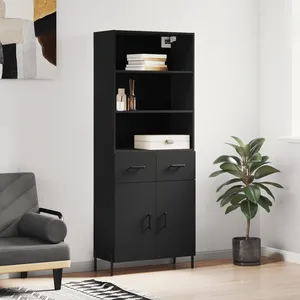 vidaXL Sommier à lattes de lit avec matelas noir 120x190 cm tissu pas cher