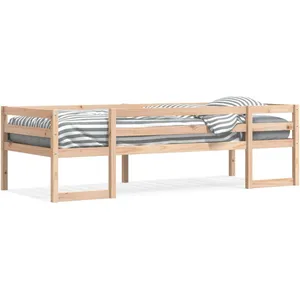 vidaXL Cadre de lit d'enfant 75x190 cm bois de pin massif pas cher