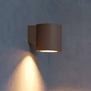 Applique d'extérieur Philips Fylx, marron, métal, IP44, GU10