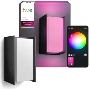 Philips Hue Turaco Applique Extérieur, Lumière Blanche et Multicolore ...
