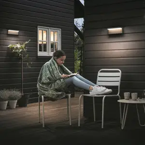 Comparateur de prix : Philips Applique d'extérieur LED Bustan, lot de 2, 2 700 K