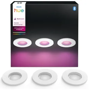 Philips Hue White & Color Ambiance Xamento spots encastrés par 3, Blan...